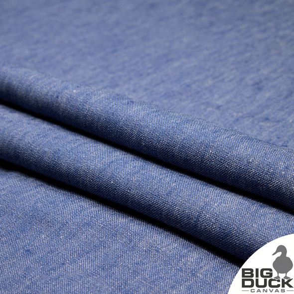 Wholesale Linen Fabric By The Yard - Washed Blue - 9oz.